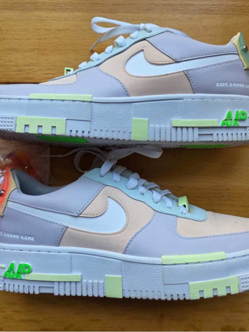 Nike Women’s Air Force 1 Low Top Pixel Have a Good Day